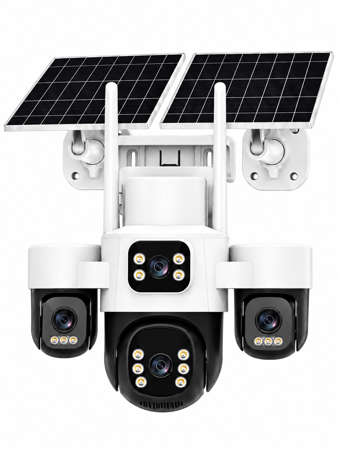 Retro X34 3 PTZ 4 Lens IP66 Solar Akıllı Güvenlik Kamera